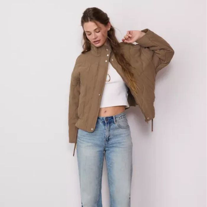 Куртка демісезонна стьобана Stradivarius