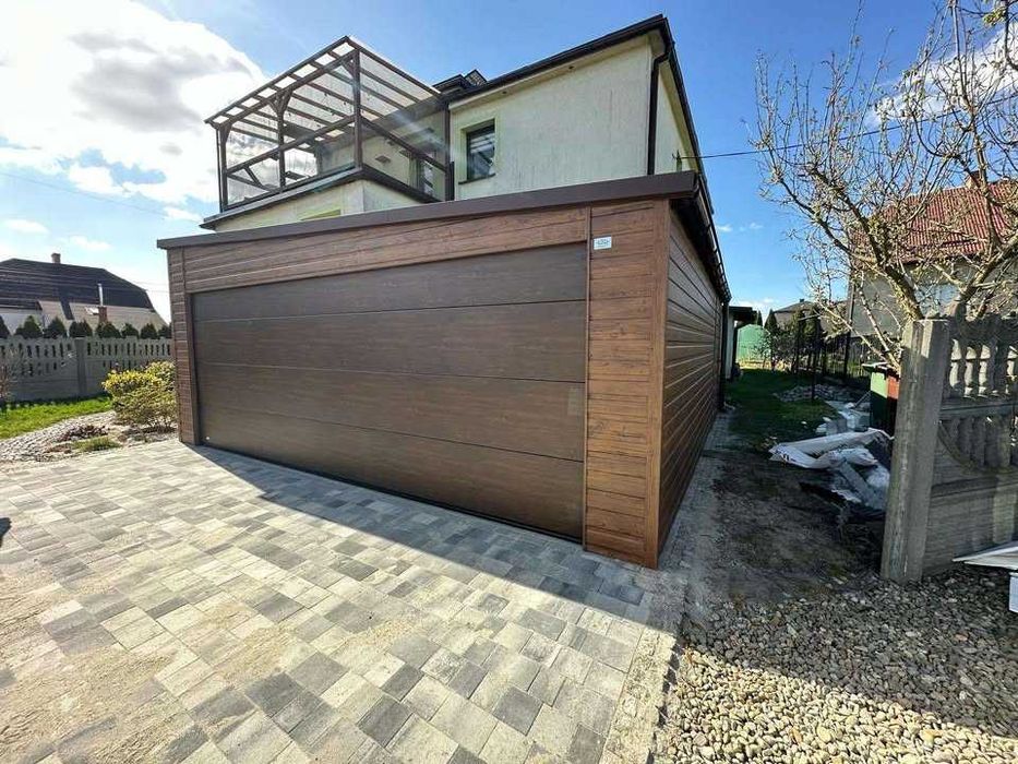 Garaż blaszany Konstrukcja profil zamknięty OCYNKOWANY