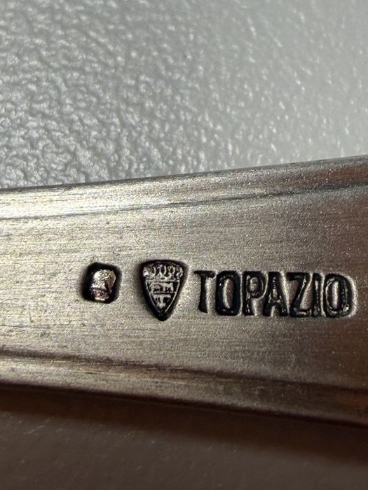 Garfo em Prata Topázio