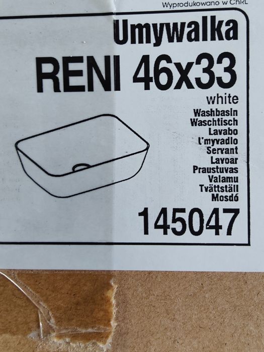 Umywalka Elite Reni 46x33