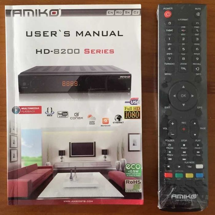 Descodificador Amiko HD-8200