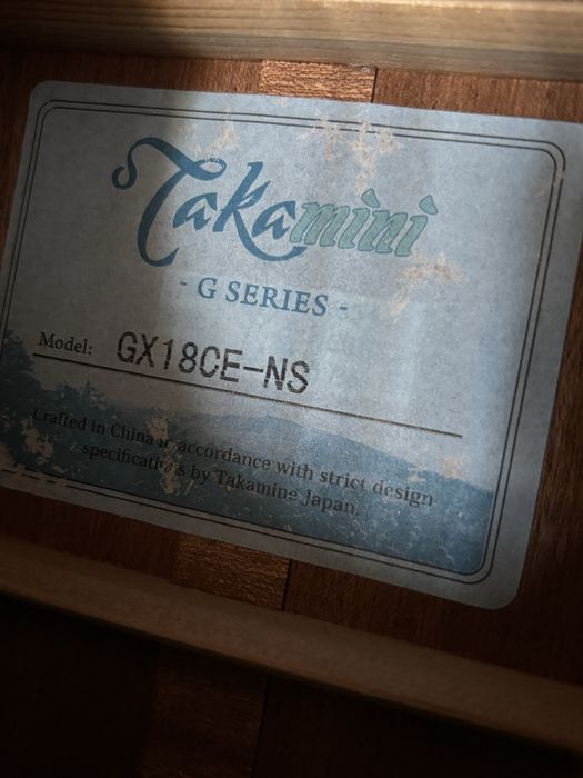 Gitara elektroakustyczna 3/4 - Takamine G series