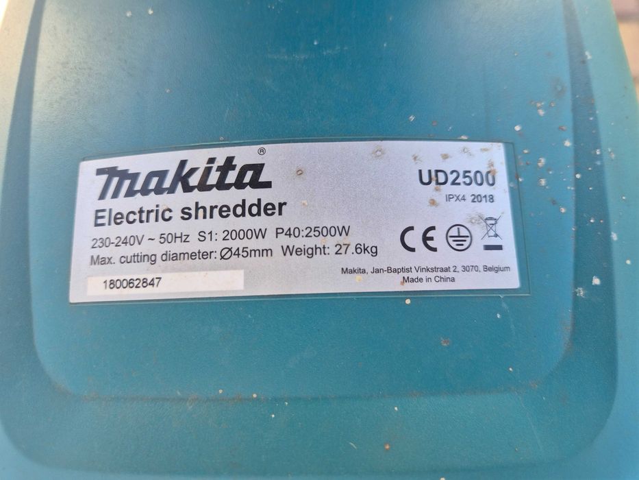 Rozdrabniacz do gałęzi Makita UD2500