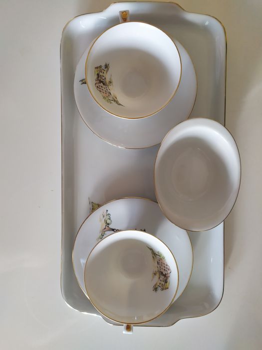 Вінтажний порцеляновий кавовий міні-сервіз Баварія