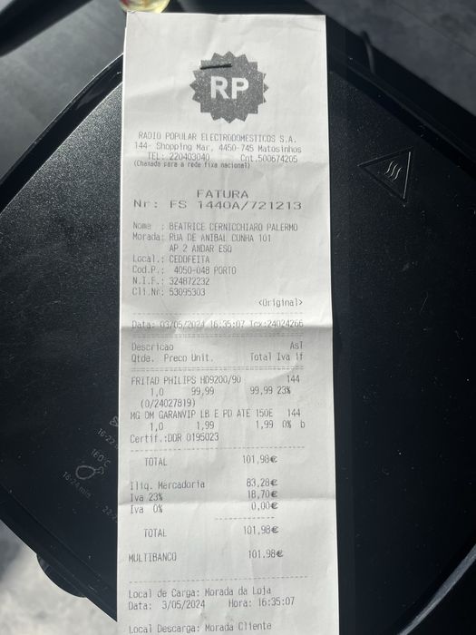 Air Fryer Philips 3,5 lts