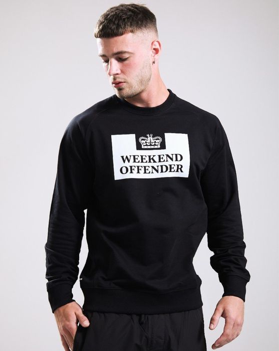 Світшот Weekend Offender Skylar Sweat Black/Silverside Оригінал