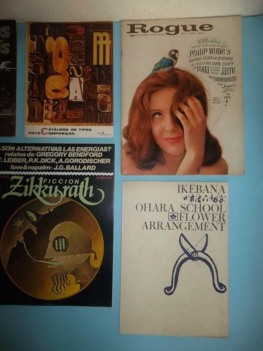 6 Revistas antigas ver fotos - portes grátis