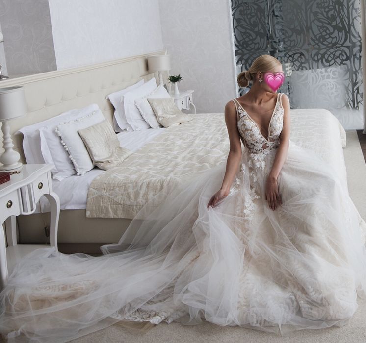 Свадебное платье (есть фата) Chrystal Design Couture (в стиле Berta)