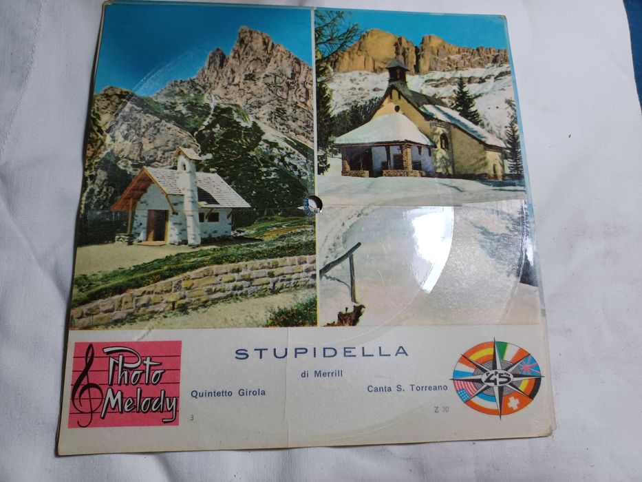 3 Discos postal musicais italianos anos 50.
Raridades