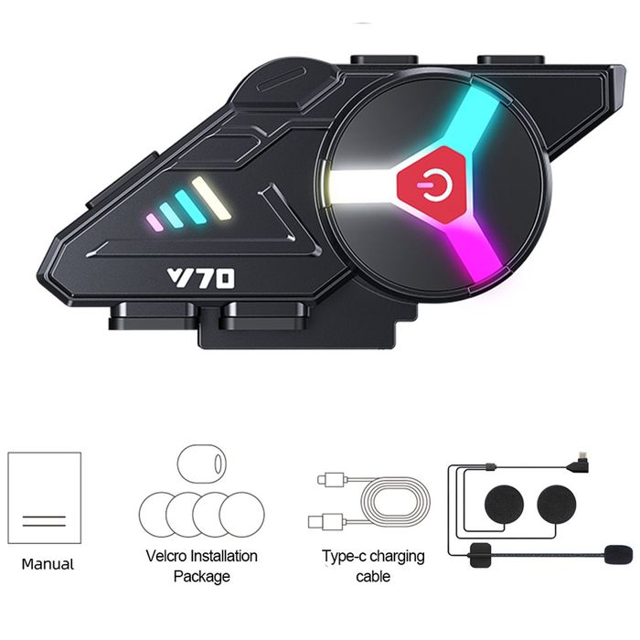 Intercomunicador para capacete de moto bluetooth prova de água NOVO
