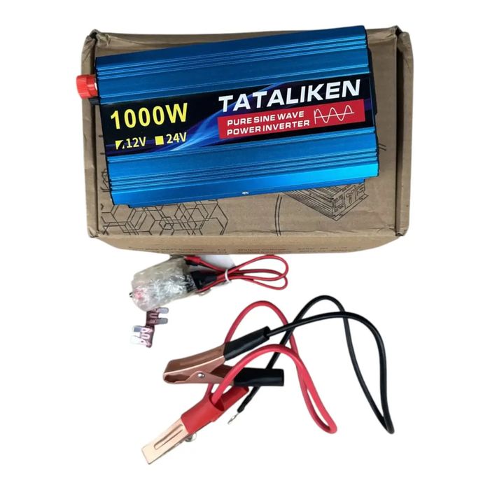 Інвертор 1600W / 1000W 12V 220V авто - потужний перетворювач напруги