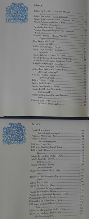 Os Mais Belos Palácios de Portugal (I Volume e II Volume - Completo)
