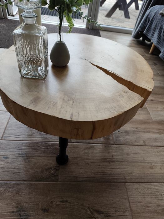Stolik plaster drewniany 70 cm