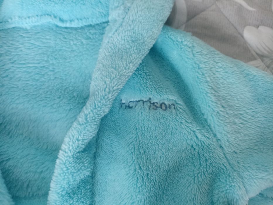 Szlafrok 80 dziecięcy 86 92 ręcznik do kapieli jak NOWY UNIKAT