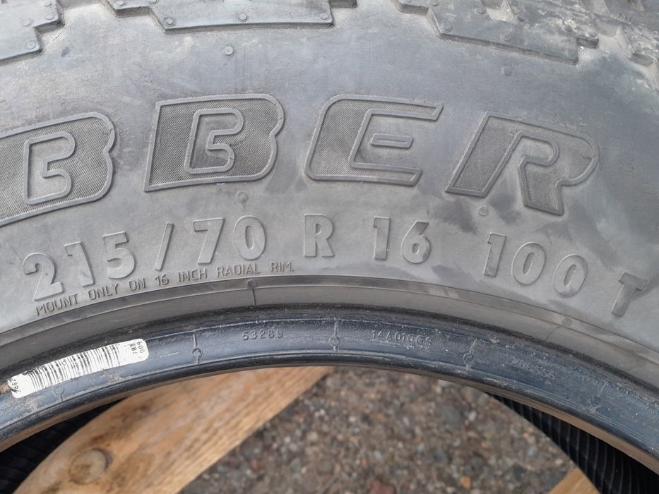 215/70R16 GENERAL , komplet opon letnich SUV.