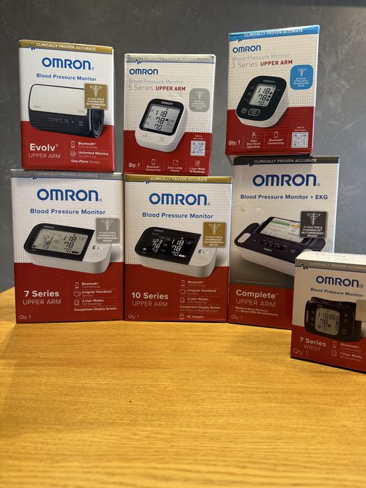 Тонометр OMRON 3, 5, 7, 10, Evolv, BP7900 ЭКГ AFIB