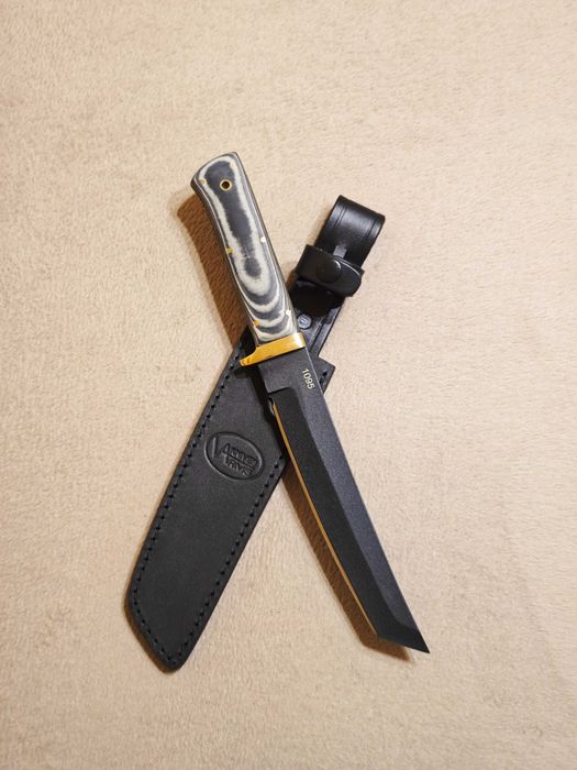 Bagnet, nóż tanto 49/ Stal 1095/Mosiądz