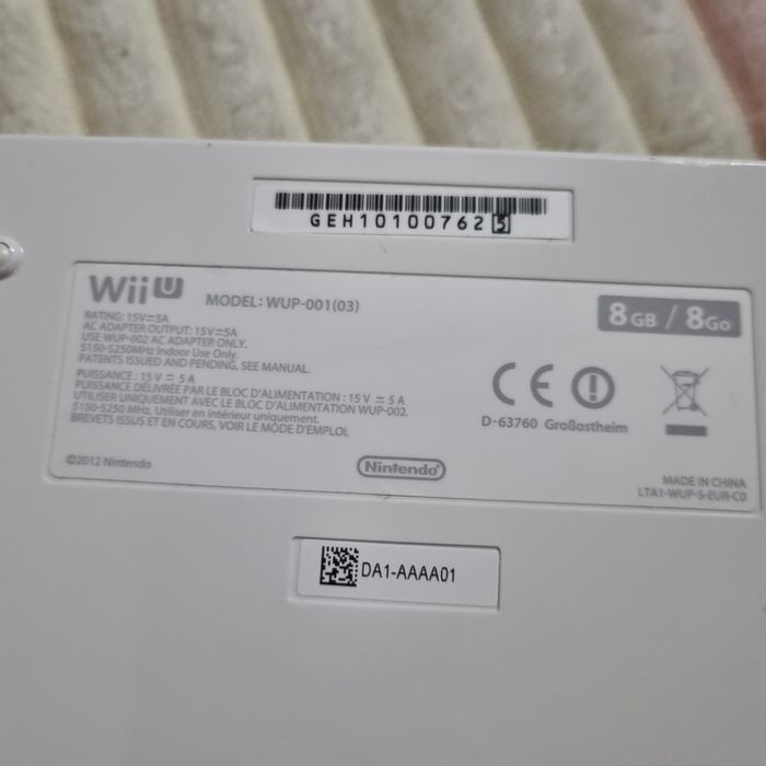 Nintendo WiiU konsola