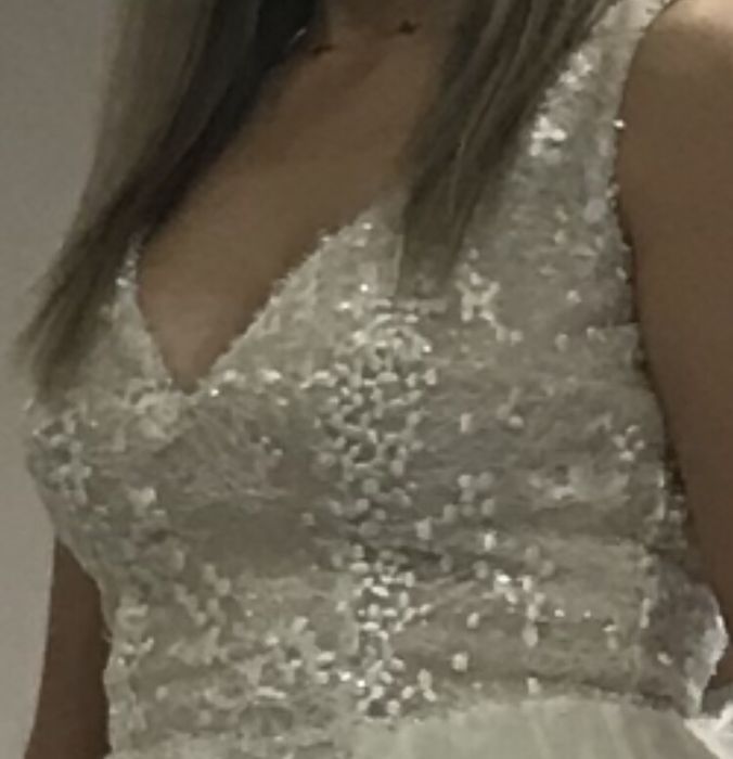 Suknia ślubna jedwab swarovski Viola Piekut Daisy/Erietta pilne