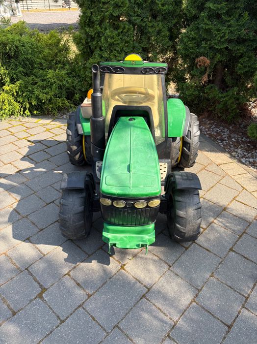 Traktor PEG PEREGO John Deere DUAL FORCE z przyczepą