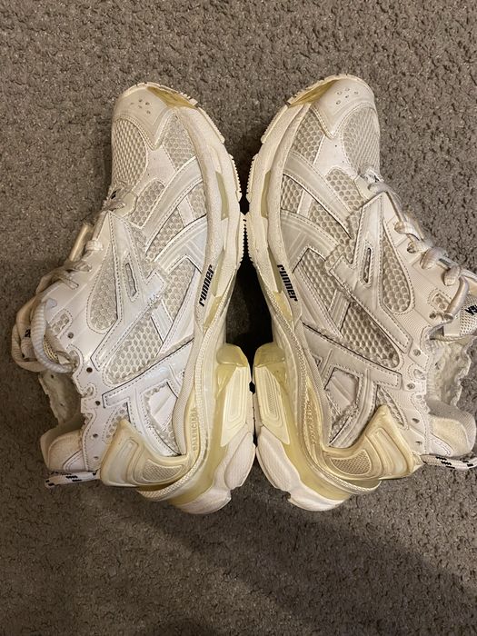 Balenciaga runner white 41 білі кросівки