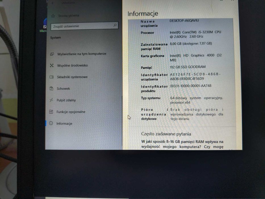 laptop HP Probook 6570b