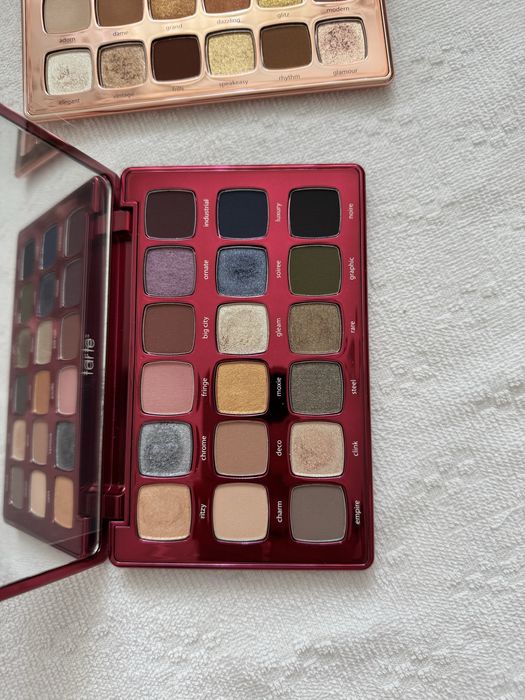 Tarte zestaw 2 palet cieni nude róż neutralne