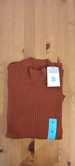 Camisola cor de tijolo S