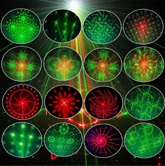 Діско проэктор  Party Lights з пультом дистанційного керування,