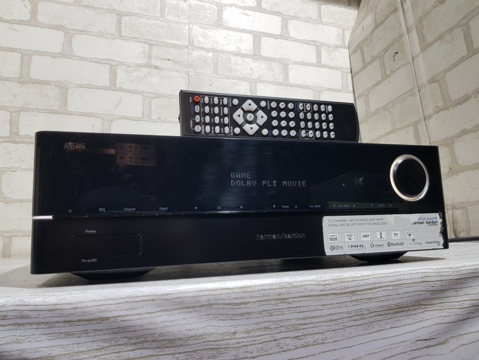7.2 AV ресивер HARMAN KARDON AVR 171, +1., *7x100 Вт,AirPlay,USB, Blue