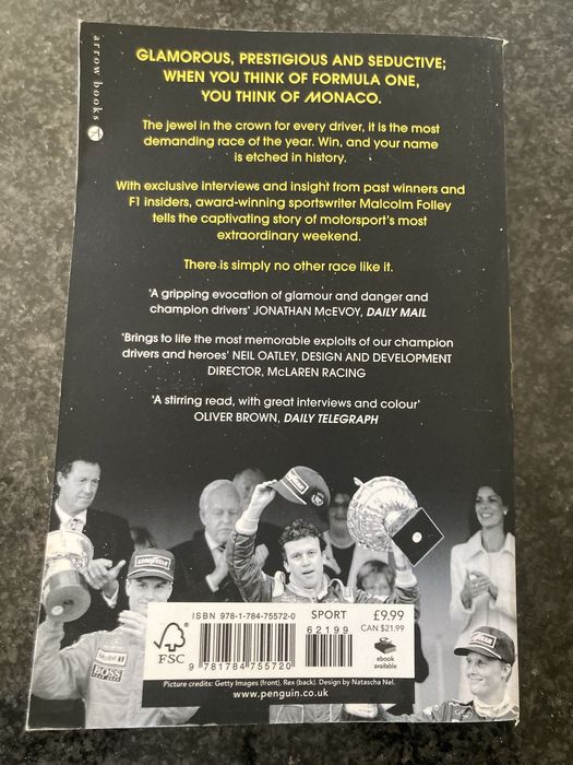 Livro Mónaco fórmula one