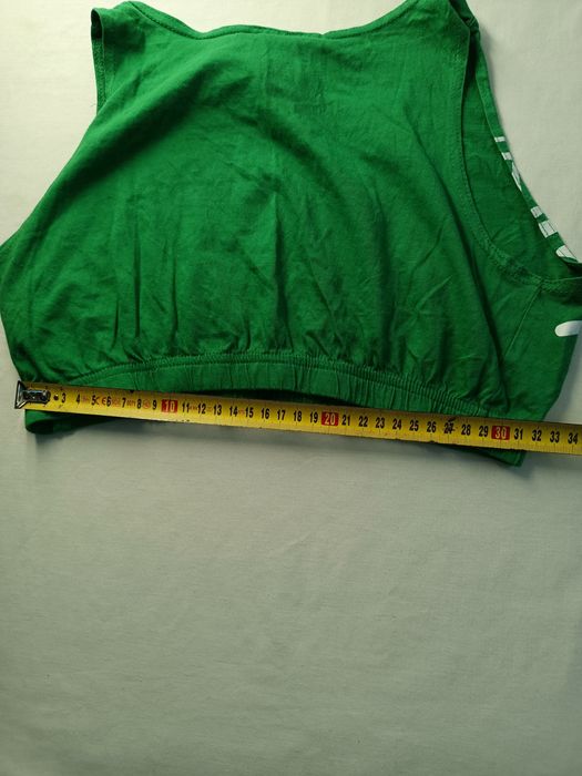 Crop top S zielony
