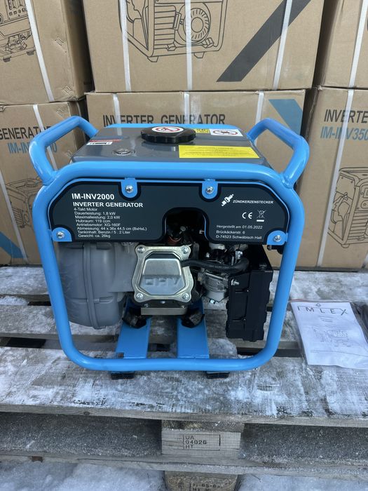 Інверторний генератор Imlex  IM-INV2000 2 кВт Германия