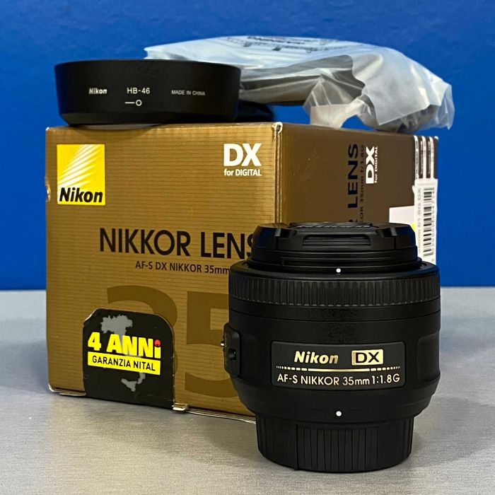 Nikon AF-S 35mm f/1.8G DX (NOVA - 3 ANOS DE GARANTIA)