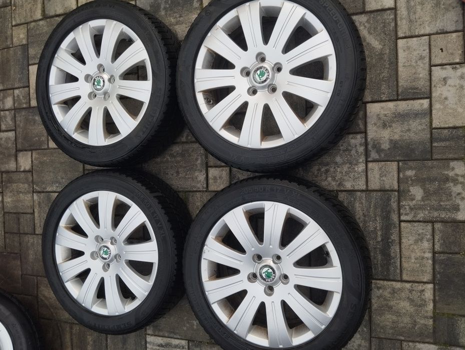 Alu felgi 5x112 skoda octavia yeti superb 205/50/17 VW audi