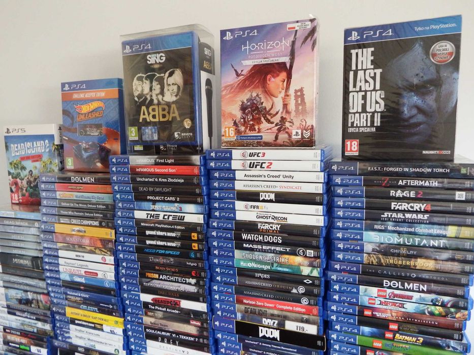 GRY PS4 PS5 GTA5 Minecraft CYBERPUNK Wiedźmin LEGO mega wybór