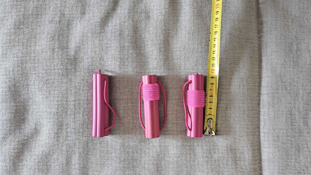 3 Rolos cabelo com velcro