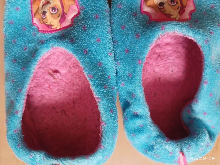 Kapcie papcie dla dziewczynki Skye Psi Patrol