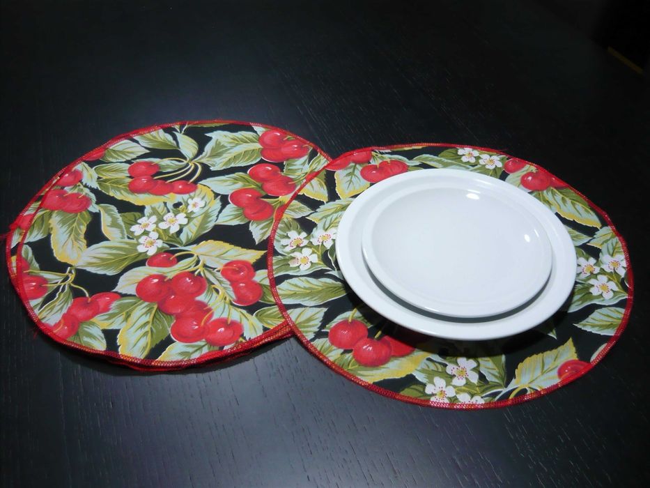 Marcadores naperons redondos para mesa (6 unidades)