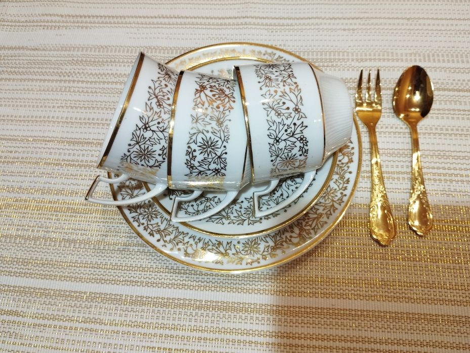 Чайно-кавові тріо. Піркенхаммер, Чехословаччина. Вінтаж