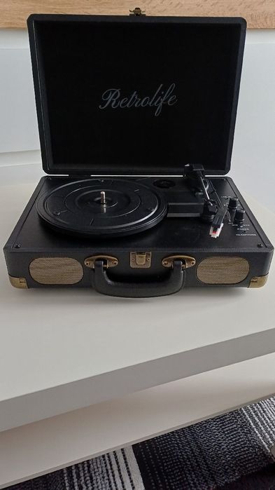 Gramofon Retrolife R609 Z Bluetooth Czarny