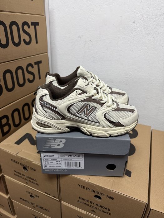 New Balance 530 Turtledove Mushroom кросівки ню беланс 530 сітка