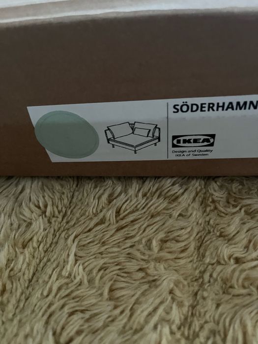 Soderhamn capa modulo de canto talmmyra verde claro