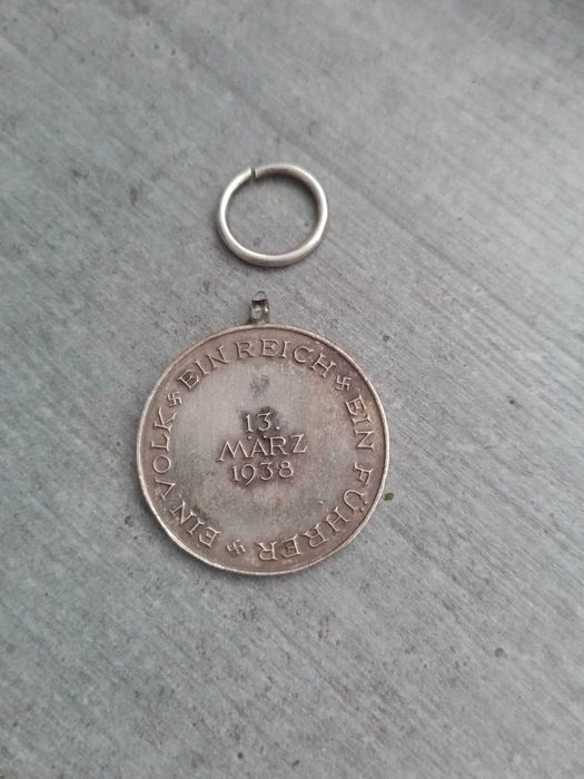 Medal z 1938 roku zajęcie Austrii
