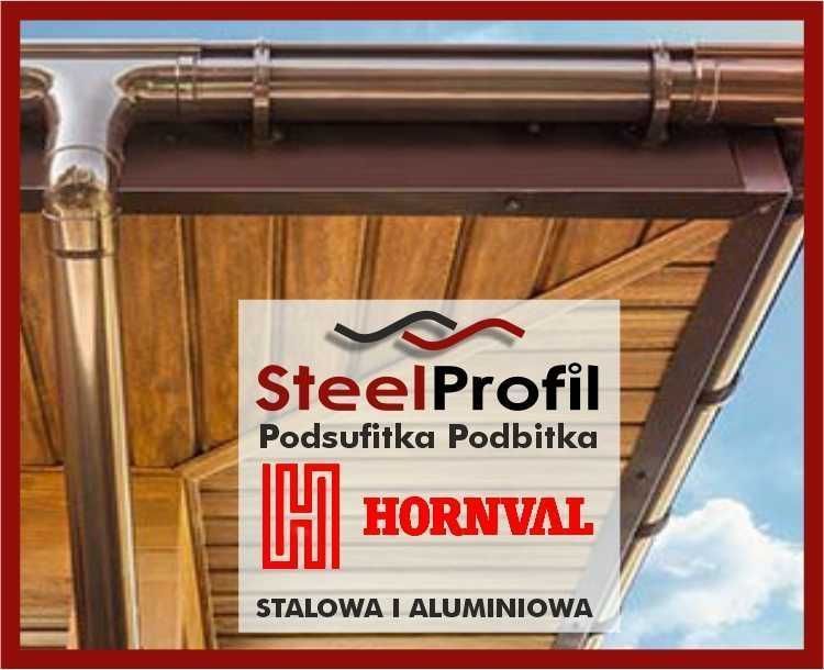 OD RĘKI! Podsufitka stalowa powlekana Podbitka dachowa grafit brąz