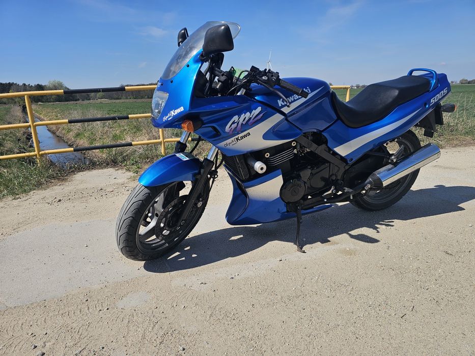 Kawasaki GPZ500 zarejestrowany