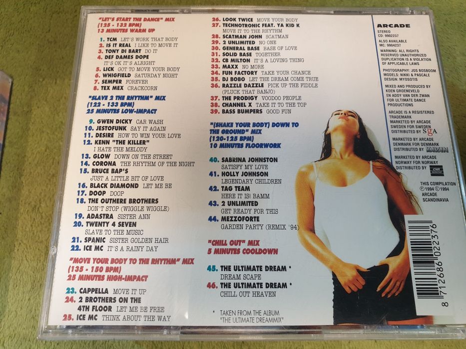 6 płyt CD różni wykonawcy, składanka.