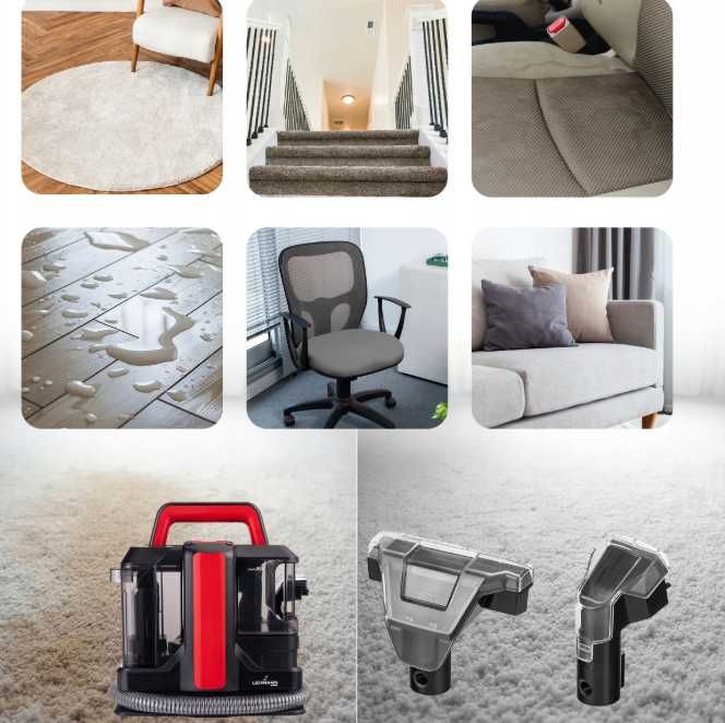 Odkurzacz piorący 2w1 mokro/sucho • dywany, tapicerka • Spot Clean
