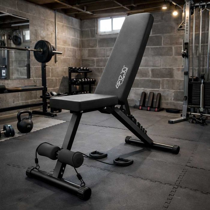 NOWA Ławeczka Do Ćwiczeń Wyciskania Ławka Składana Treningowa OKAZJA