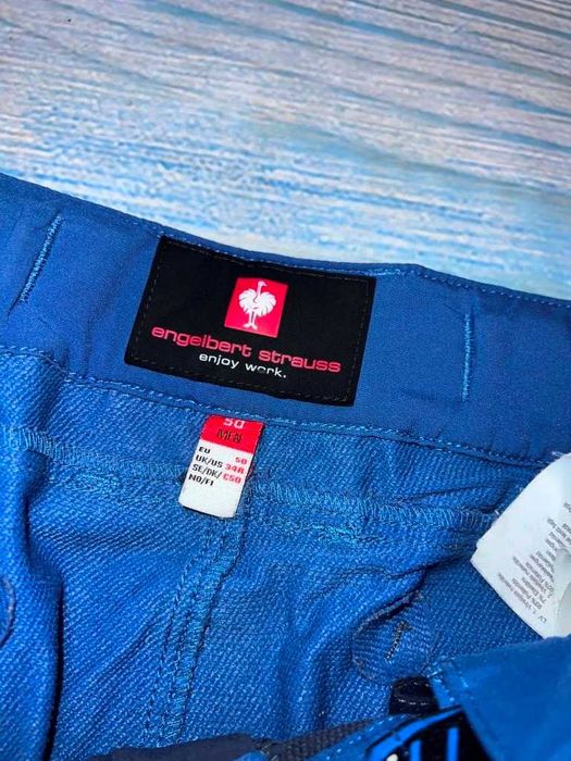 Engelbert Strauss Softshell Spodnie Męskie Workwear Cargo Elastyczne Meskie R. 50
